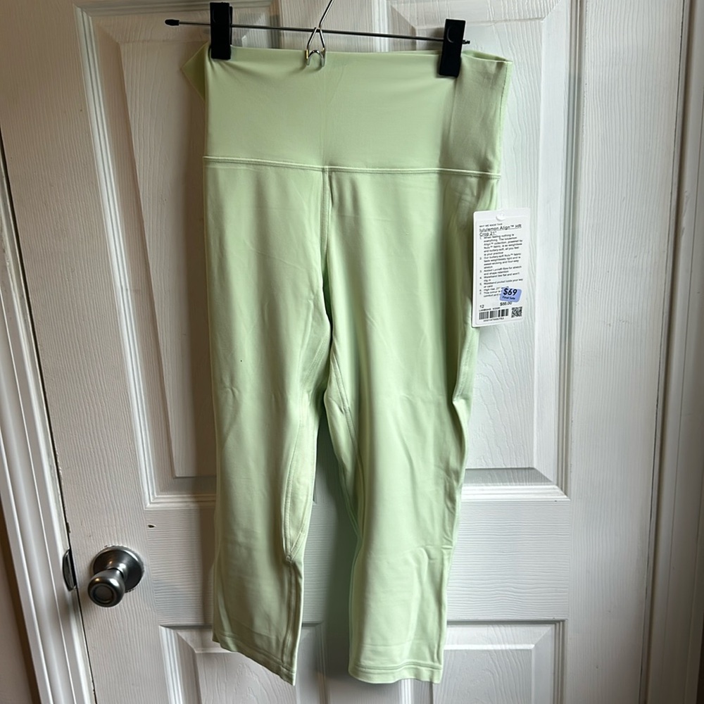 lululemon athletica Light Green Leggings